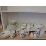 St Micheal Ashberry part dinner service comprising of:8 dinner plates, 6 side plates, 5 small