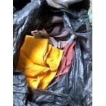 Job lot of assorted clothes and linen from a house clearance