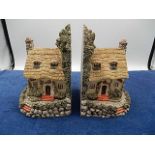 cottage ware book ends