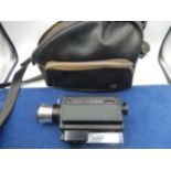 Bell & Howell autoload camera in leather case