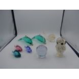 collection of glass animals