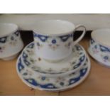 Paragon 'Boniston' part tea set comprising of 1 cake plate, 5 cup-saucer-plate trio's, milk jug