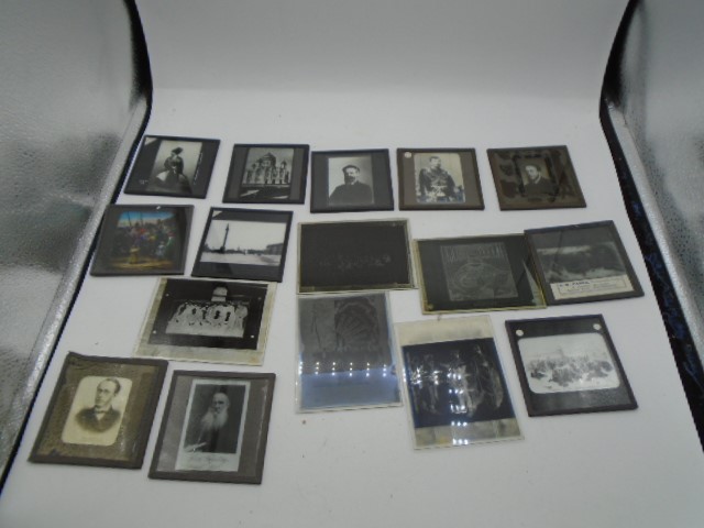 Large collection of glass photographic plates including Russian Tsar imperial pre-1917, including - Image 11 of 13