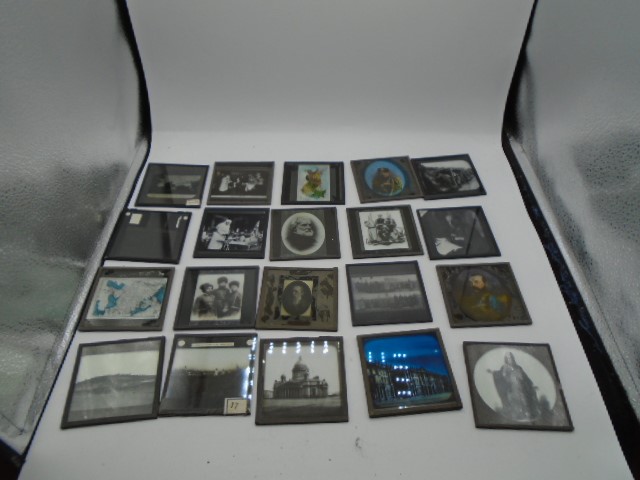 Large collection of glass photographic plates including Russian Tsar imperial pre-1917, including - Image 9 of 13