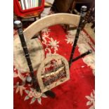 Vintage folding chair for restoration