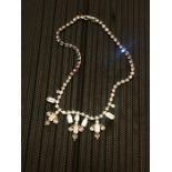 Rhinestone necklace