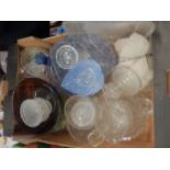 Box of glass ware