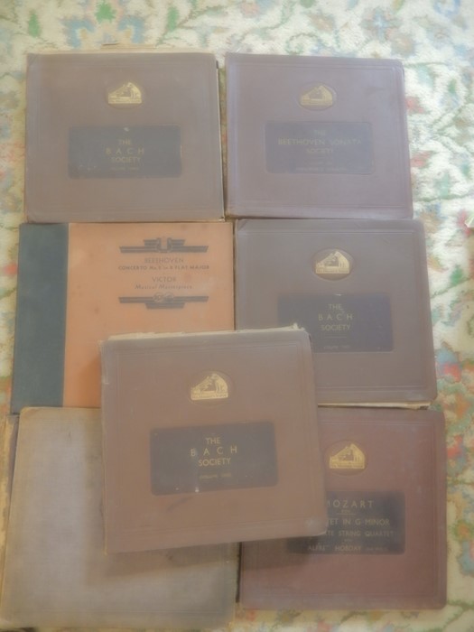 Collection of Beethoven 78's in albums - Image 2 of 2