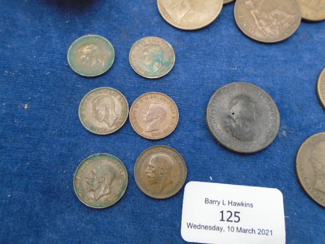 Quantity of copper to incl George III 1/2p, Victoria penny x4, Edward VII penny x3 plus others - Image 4 of 6