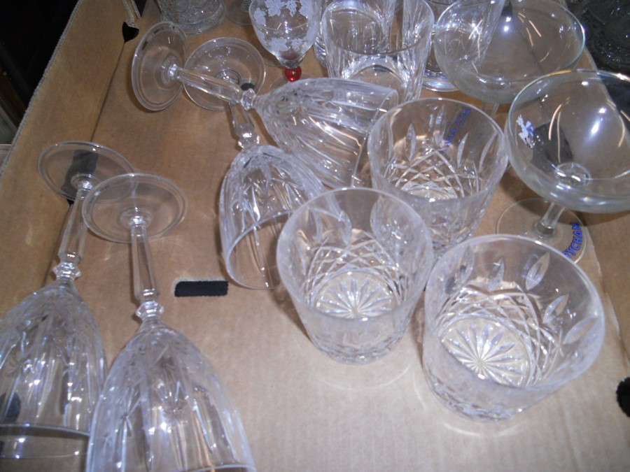 Box of Assorted Glasses including 2 Babycham Glasses - Image 2 of 2