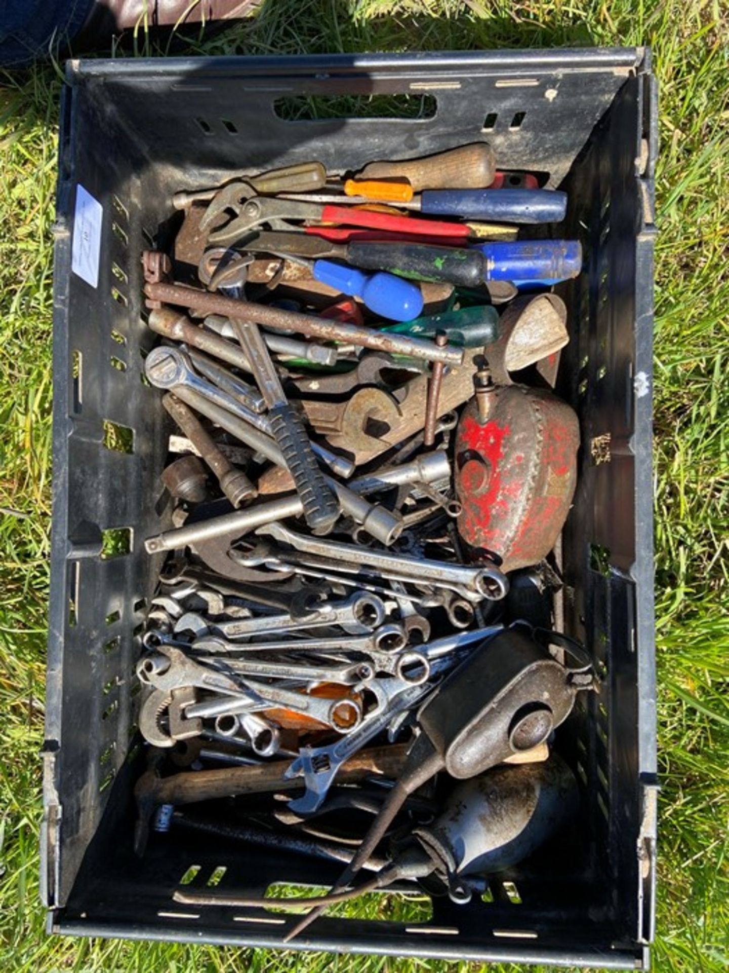 box of tools & spanners