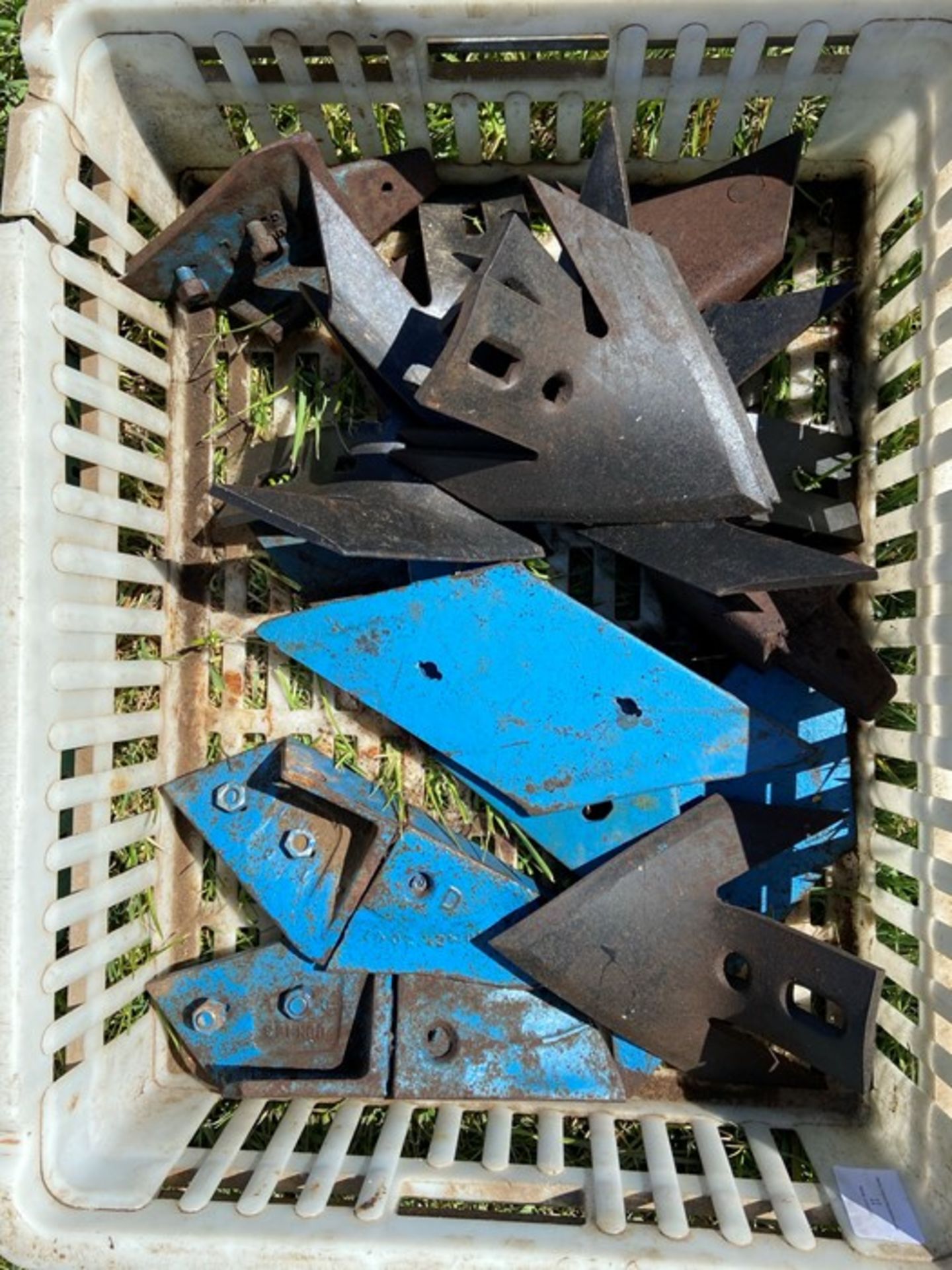 Box of plough spares