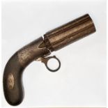 Percussion Pepper-pot pistol