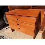 Retro Meredew 3 drawer chest of drawers 28 inches wide 25 1/2 tall 16 deep