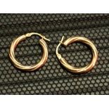 9 ct hoop earrings 1 gram