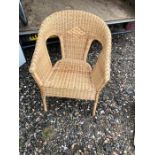 Wicker bedroom conservatory chair