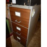 3 drawer metal filing cabinet 