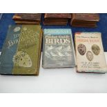 3 books on british birds and eggs