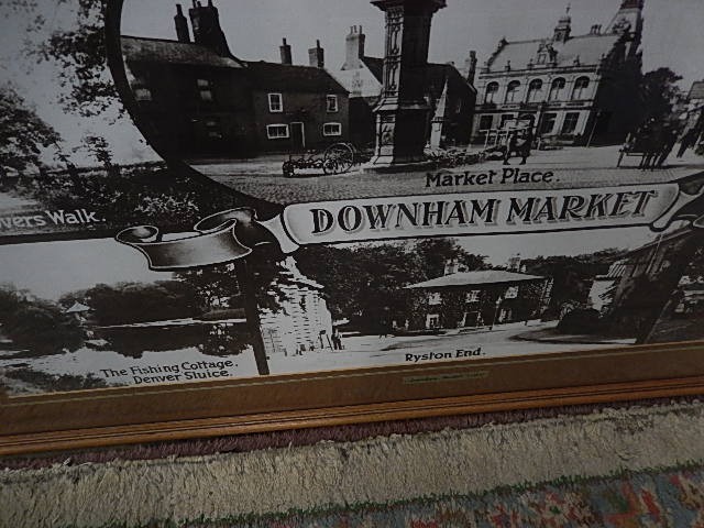 Downham Market c 1900 large print from postcard 31 x 44 inches ( removed from the Castle Hotel in - Image 6 of 7