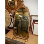 Metal Gilt Framed Dressing table mirror ( mirror frame 26 x 14 inches )