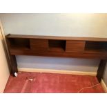 Retro uniflex headboard with built in cupboards