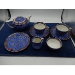 Burleigh Ware part tea set ( no damage )