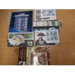 collection of stamps mainly RAF and USAAF Airfields souvenir map