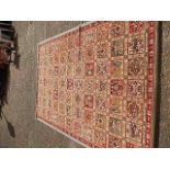 Multi patterned large rug