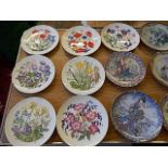 assortment of collectable plates including Royal Doulton