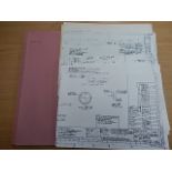 Rolls Royce engineering drawings and plans etc 15 folders in total