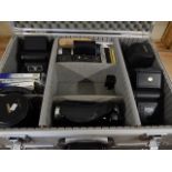 Rollieiflex SL35E with autowind , flashguns etc in alloy carry case
