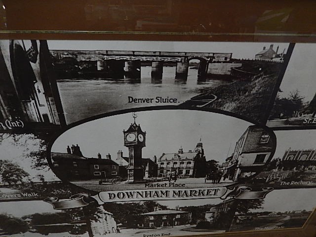 Downham Market c 1900 large print from postcard 31 x 44 inches ( removed from the Castle Hotel in - Image 3 of 7