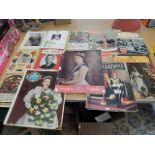 ERII Coronation memorabilia, official souvenier programmes, magazines newspaper clippings etc