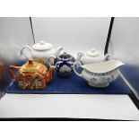 collection of teapots and a gravy boat by g&j Meakin