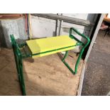 Folding garden kneeler