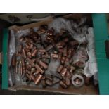 Box of Assorted Copper Plumbing Fittings