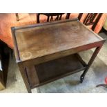 Mahogany tea trolley