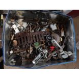 Assorted Tins of items from garage of clearance