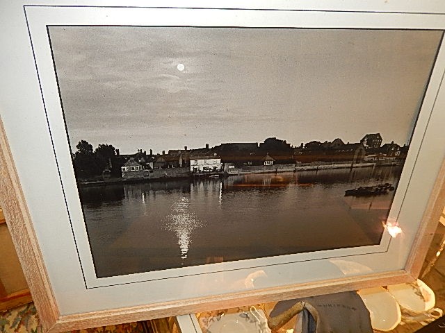Picture of Kings Lynn, near the docks, taken from west Lynn side of the Ouse 15 x 11 inches