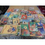 collection of vintage childrens books and annuals
