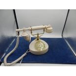 Retro style telephone (modern fixings)