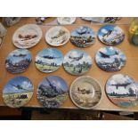 12 Heroes of the skies picture plates