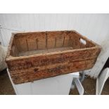 Steward & Patteson Norwich Vintage Bottle Crate 20 1/2 x 13 inches 7 tall