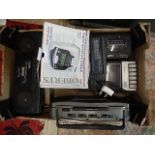 Collection of radios, cassette player etc