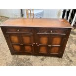 Moulded oak sideboard