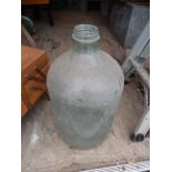 Large Vintage Glass Bottle 22 inches tall