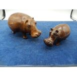 2 treen hippo's