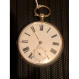 Waltham Watch Company Silver Pocket Watch 1882 Birmingham( ticking away at time of lotting from a
