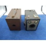 2 x Kodak Brownie cameras