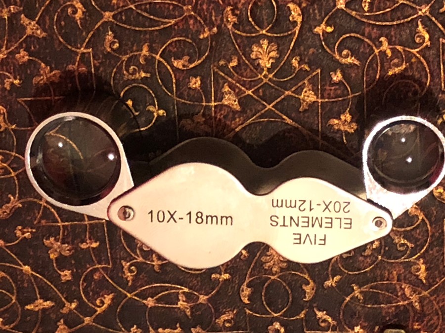 Dual lens jewellers loupe 20 x 12 mm & 10 x 18 mm - Image 3 of 4